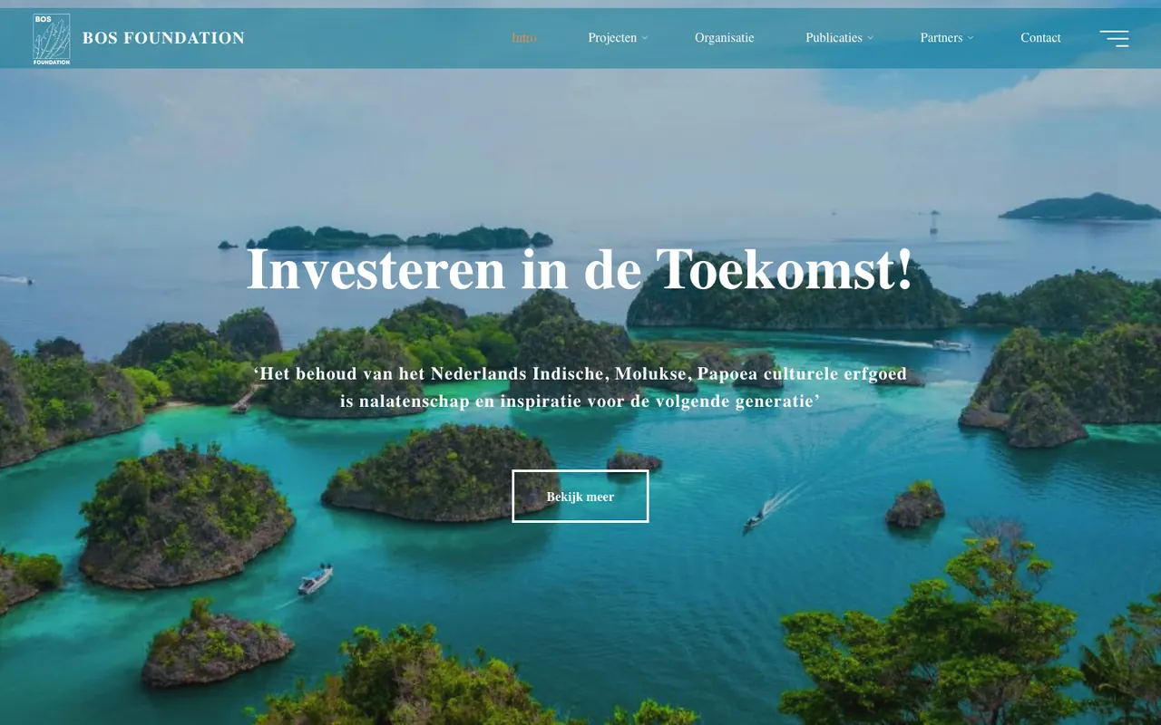 BOS Foundation website, a heritage foundation